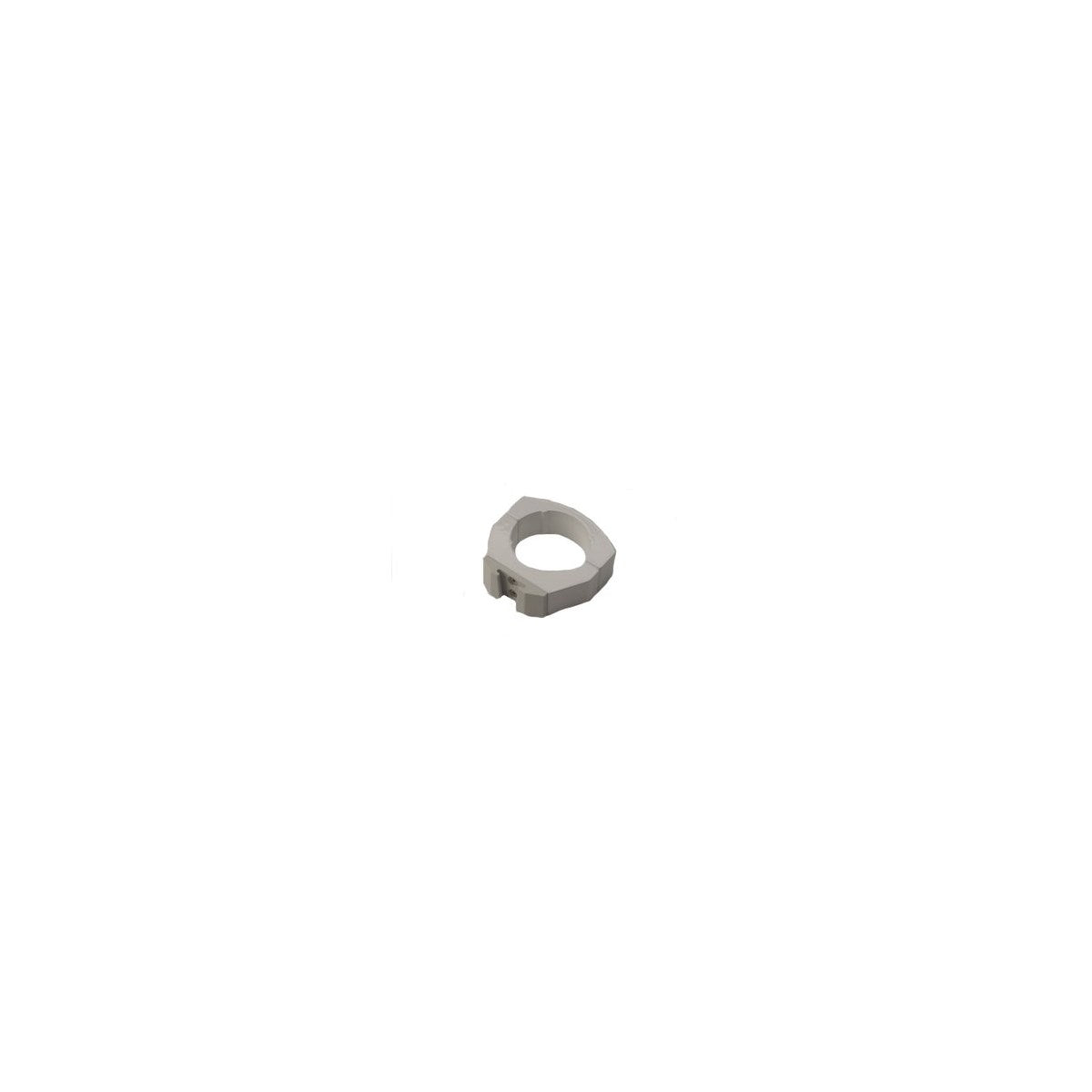DCI 5827 Vacuum Canister 2" Post Mount w/Gray Bracket, White