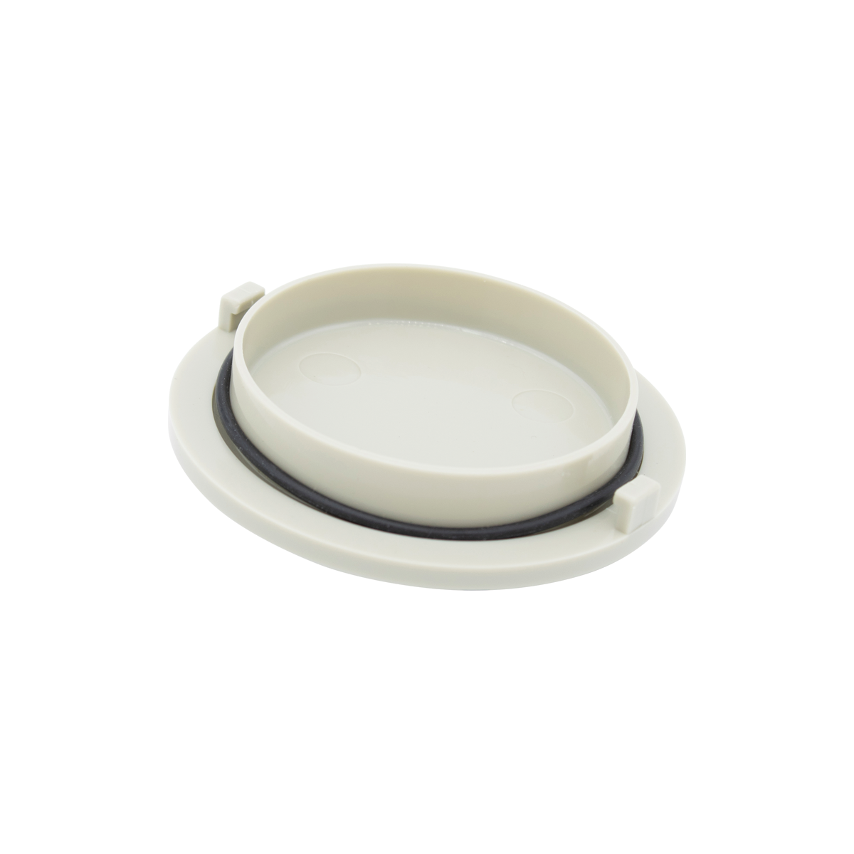 DCI 5866 Vacuum Canister Cap w/O-ring, Bracket Mounted, Gray