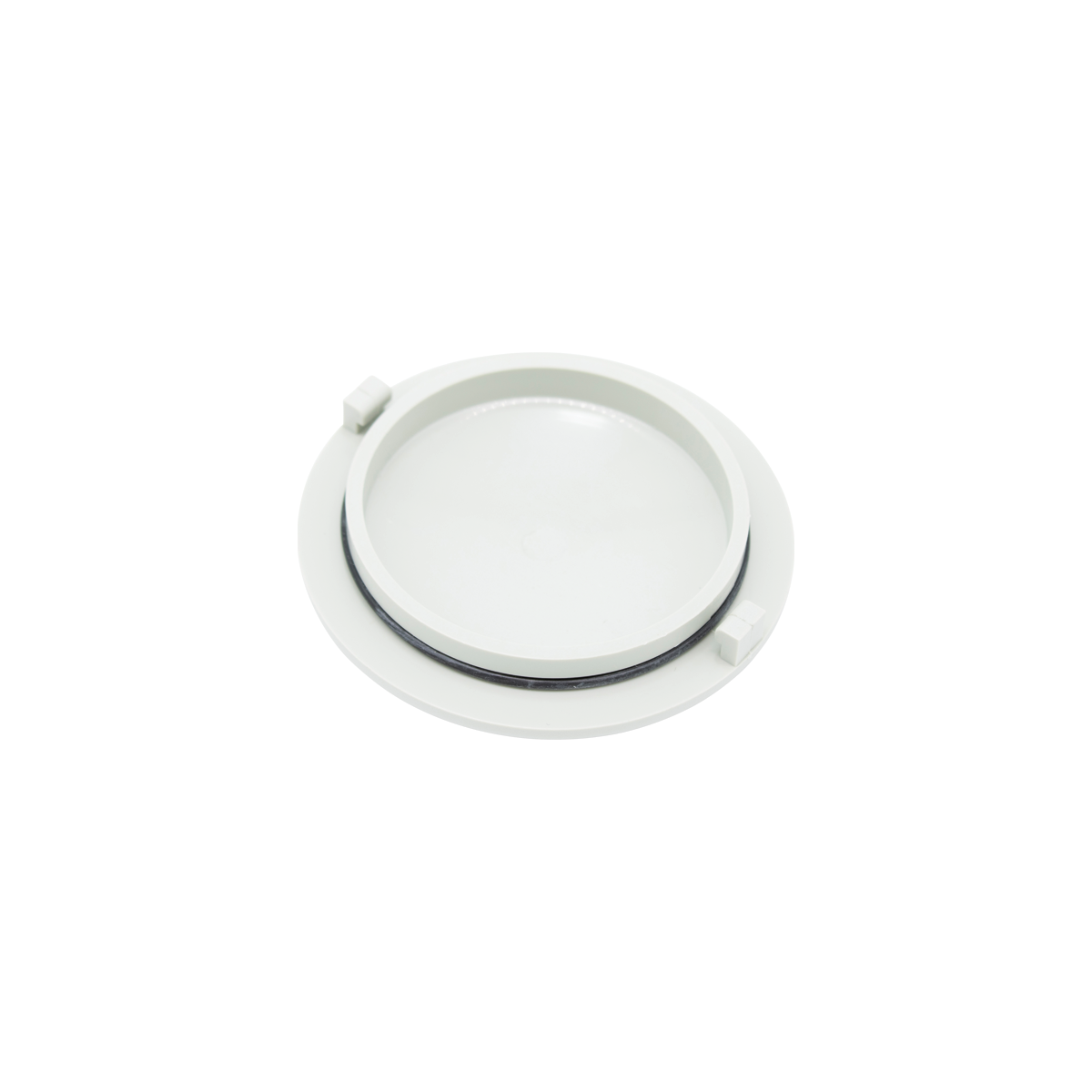 DCI 5888 Vacuum Canister Cap w/O-ring, Bottom & Side Mounted, Gray