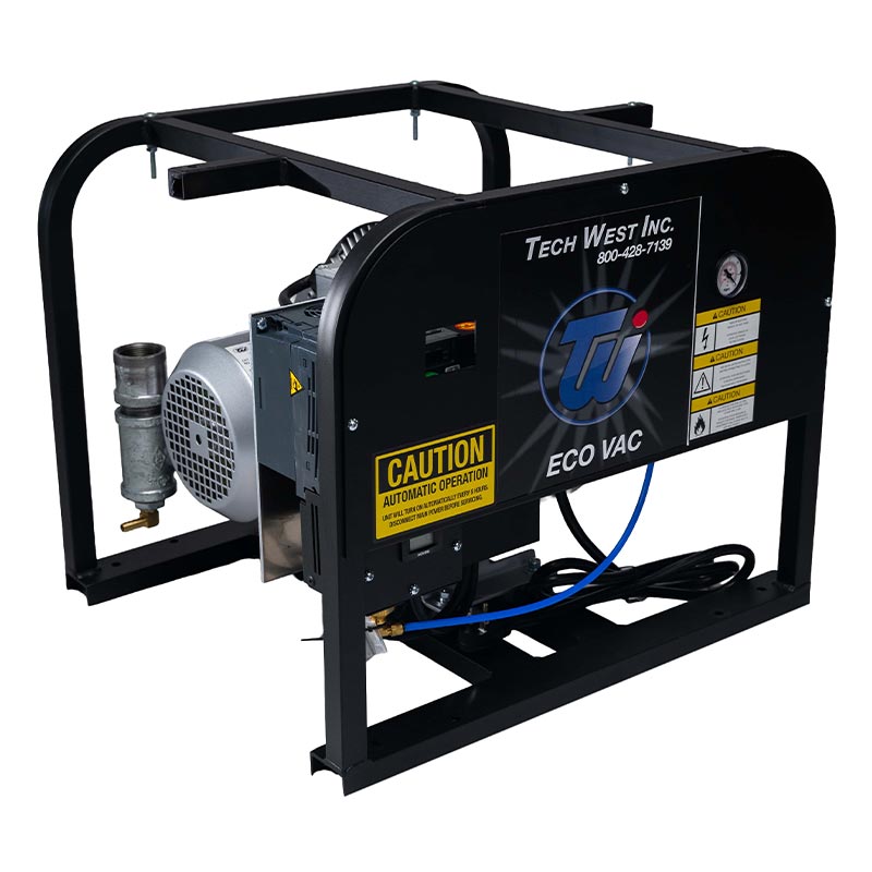 Tech West EcoVac motor and pump assembly