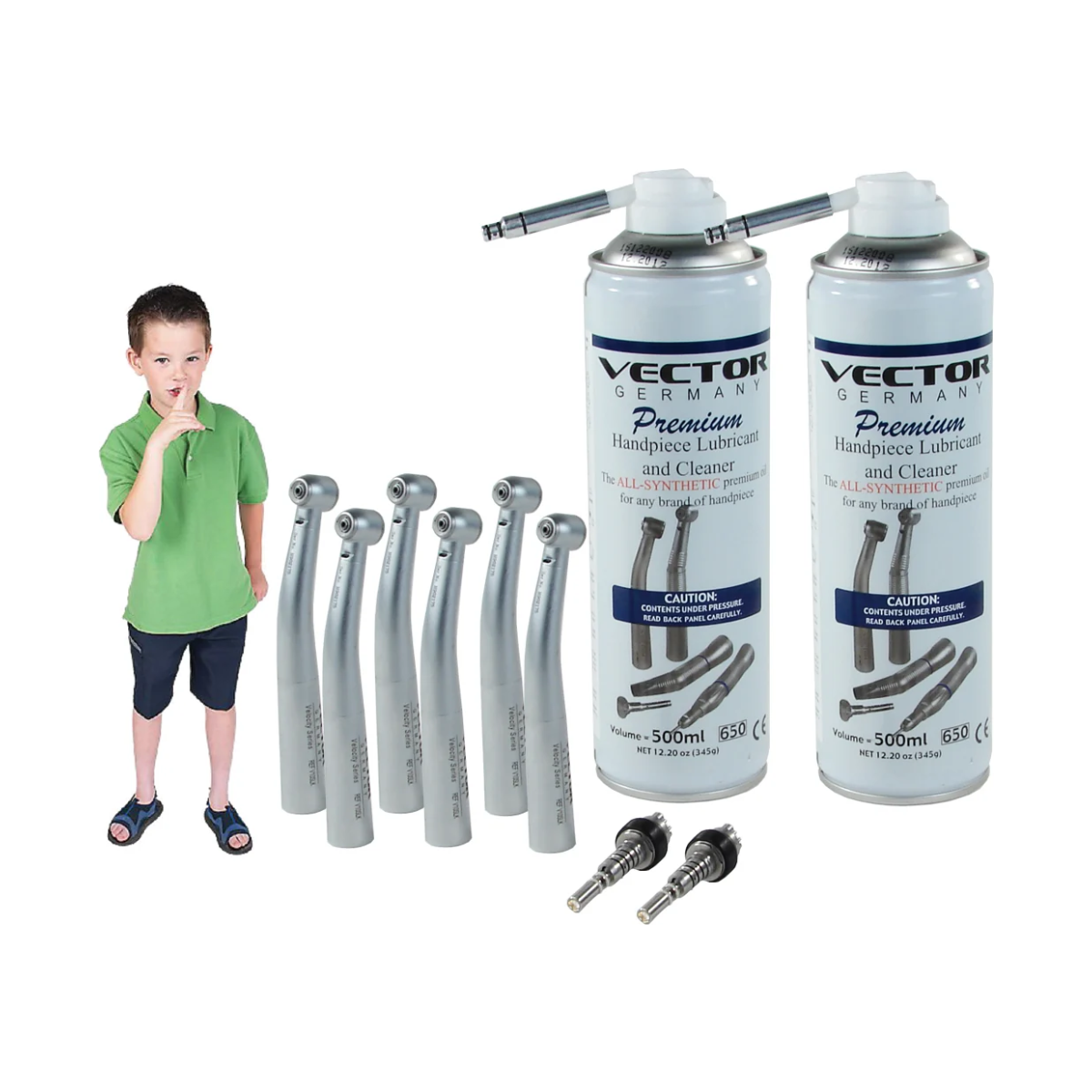 Vector high-speed handpiece package sets