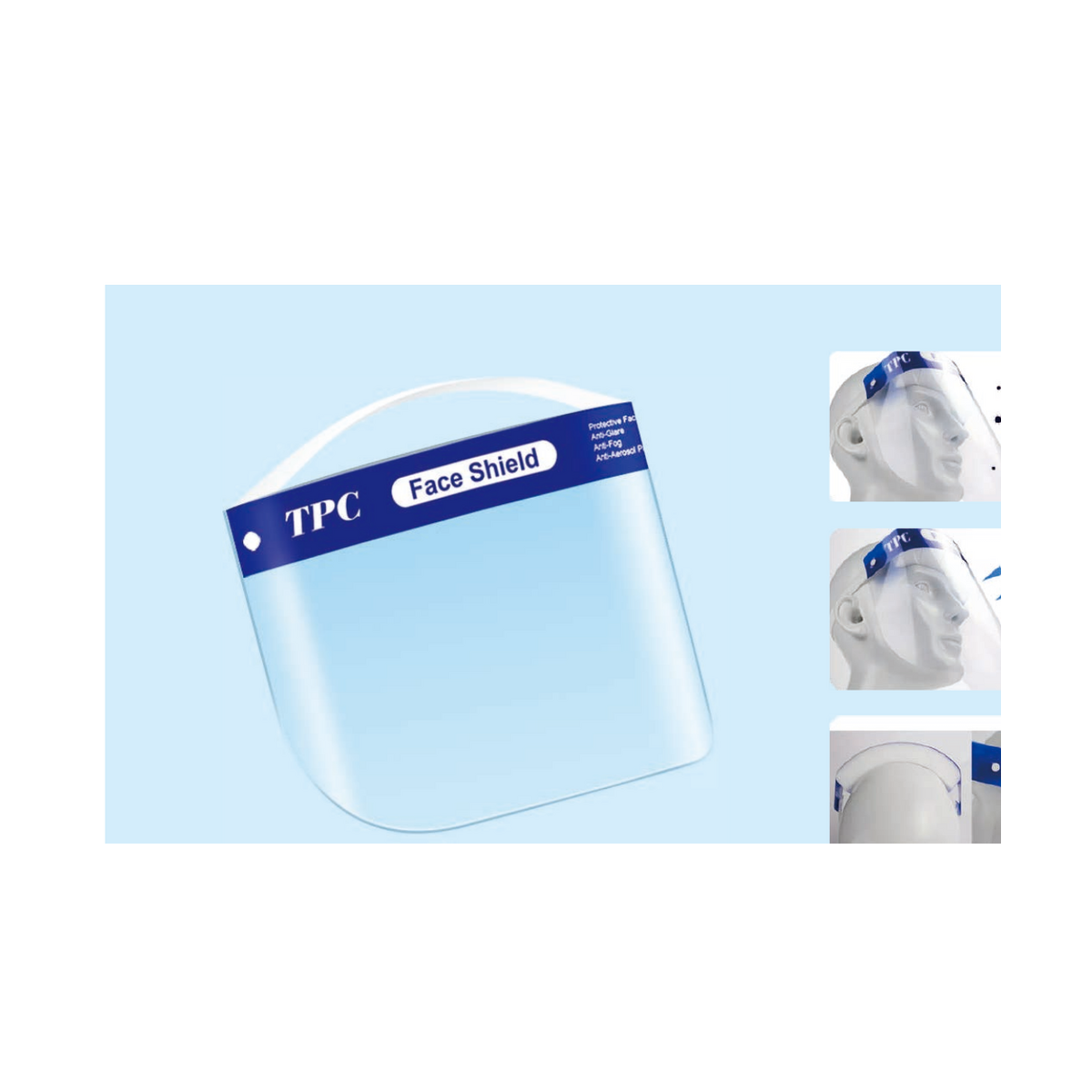 TPC disposable face shields